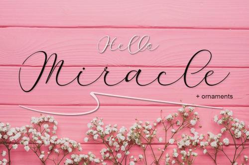 Miracle Script Font 1