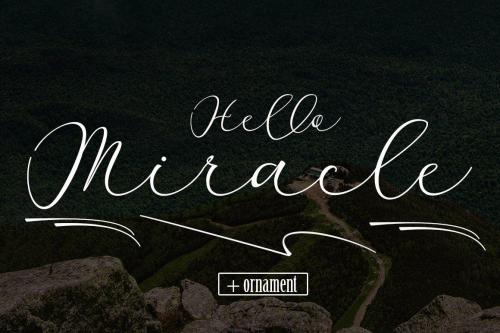 Miracle Script Font 6