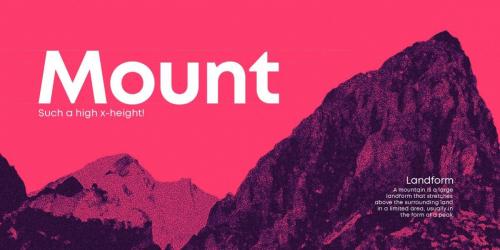 Mont Sans Serif Font 7
