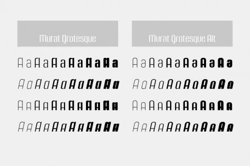 Murat Grotesque Font 4