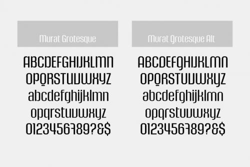 Murat Grotesque Font 5