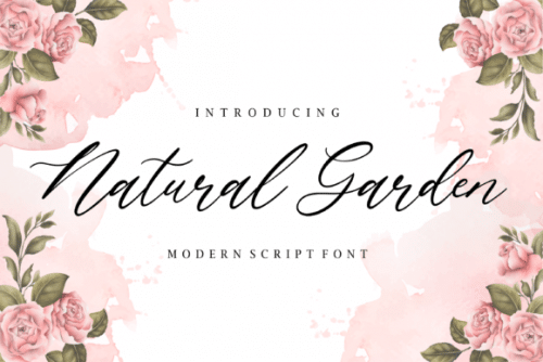 Natural Garden Font 1
