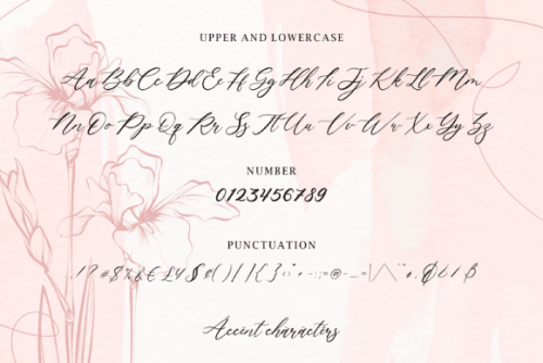 Natural Garden Font 6