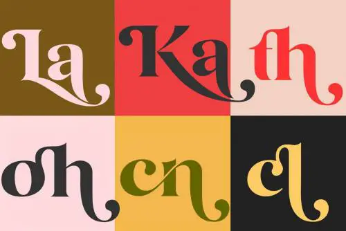 Okemo Modern Bold Serif Font 8