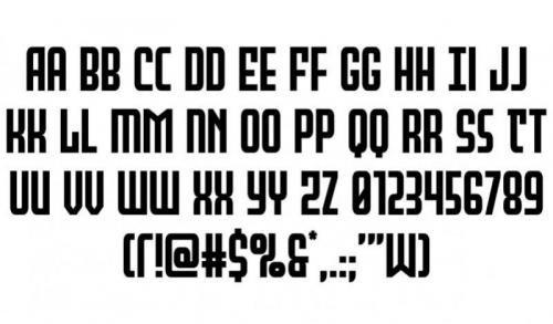 Peace  Houston Font 3