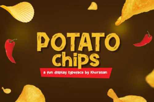 Potato Chips Font 1