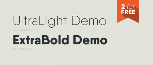 Qanelas Soft 3 Free font weights 4