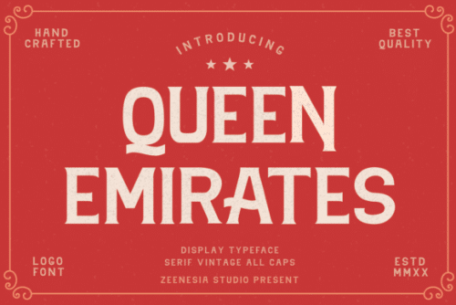 Queen Emirates Font  1 (1)