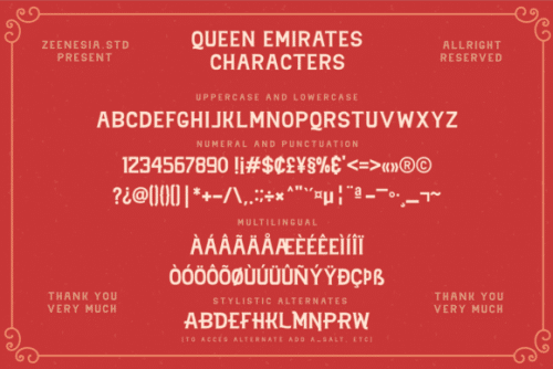 Queen Emirates Font  7 (1)