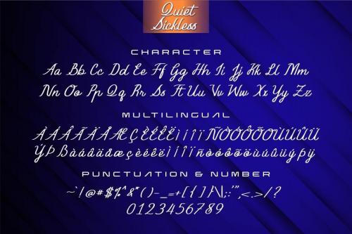 Quiet Sickless Font 8