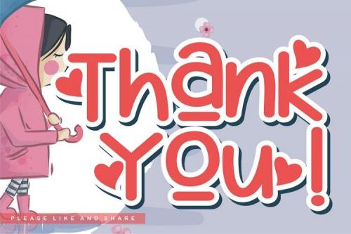 Rain Kiss Font 15