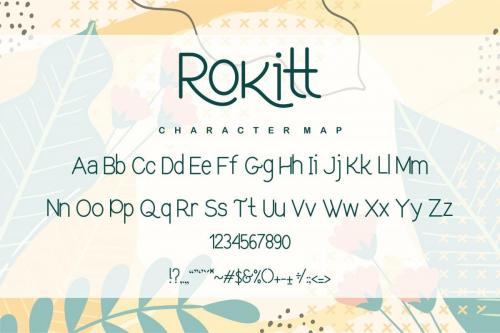 Rokitt Font 11