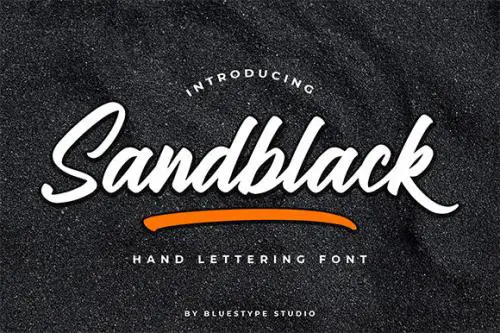 Sandblack Script Font