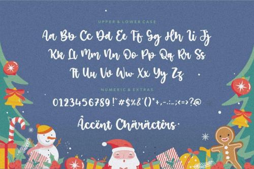 Santa Robin Font 6
