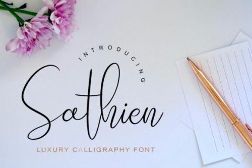 Sathien Luxurious Script Font 1