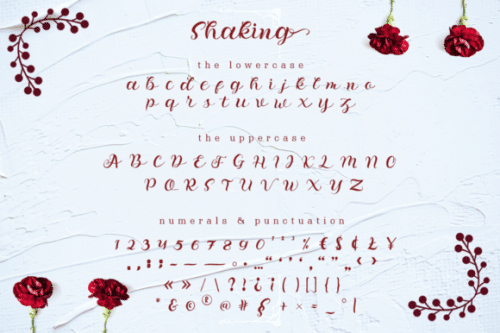Shaking Font 8