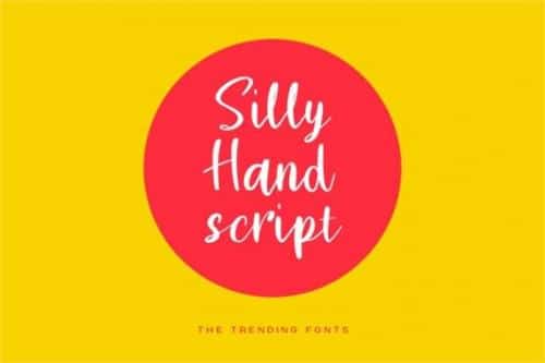 Silly Hand Font