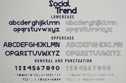 Social Trend Font 2