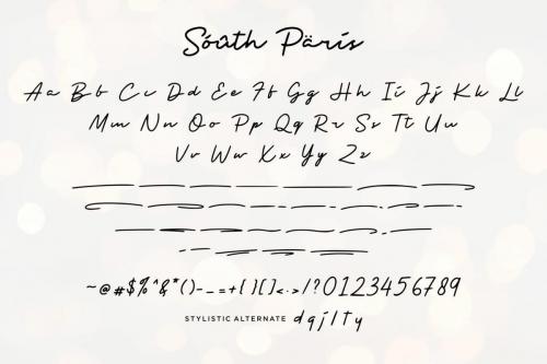 South Paris Font 7