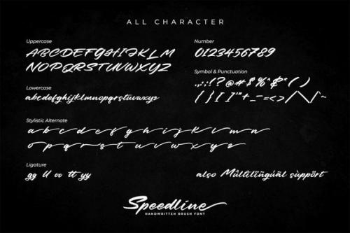 Speedline Font 5