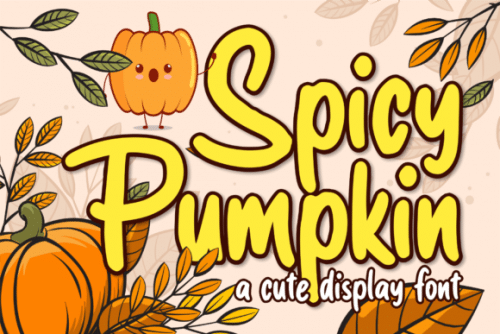 Spicy Pumpkin Font 1