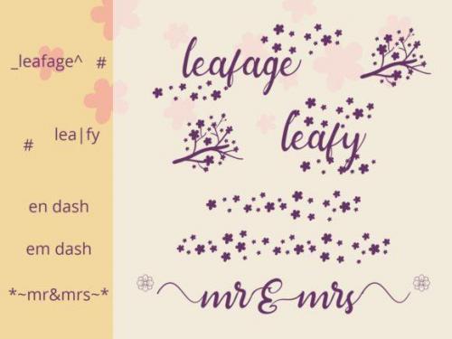 Spring Sakura Font 4