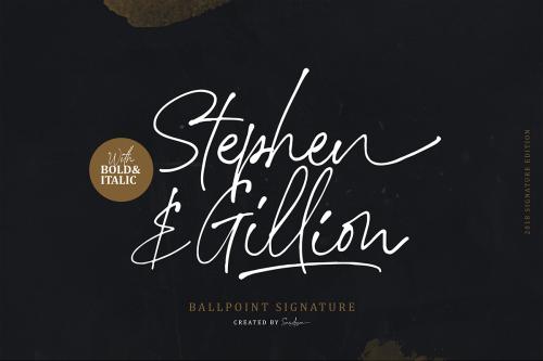 Stephen Gillion Font 1