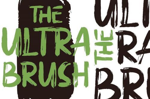 The Ultra Brush Font