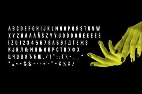 Theater Font 1