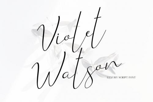 Violet Watson Font 1