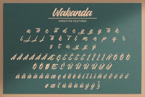 Wakanda Font 7