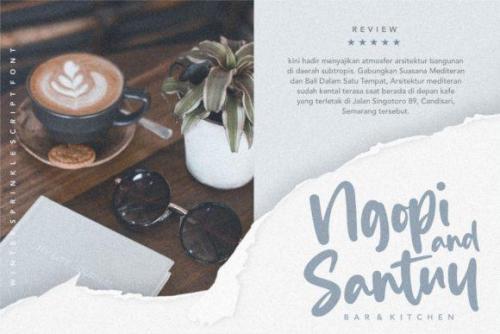 Winter Sprinkle Font 4