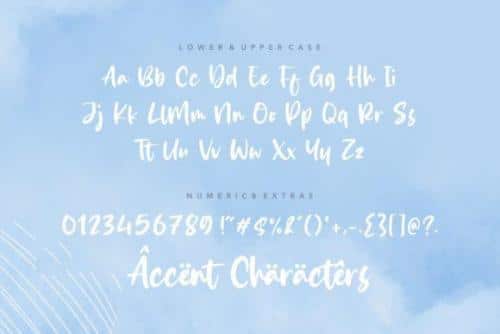 Winter Sprinkle Font 5