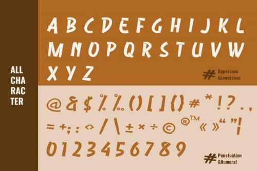 Wood Trap Font 6