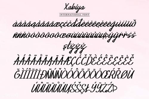 Xabiya Marker Script Font 9