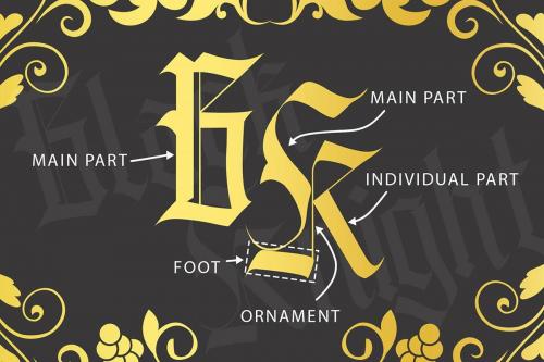 black knight font 1
