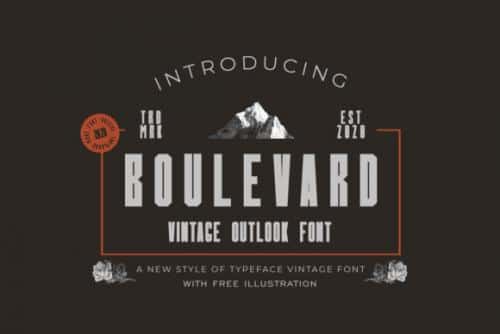 boulevard font