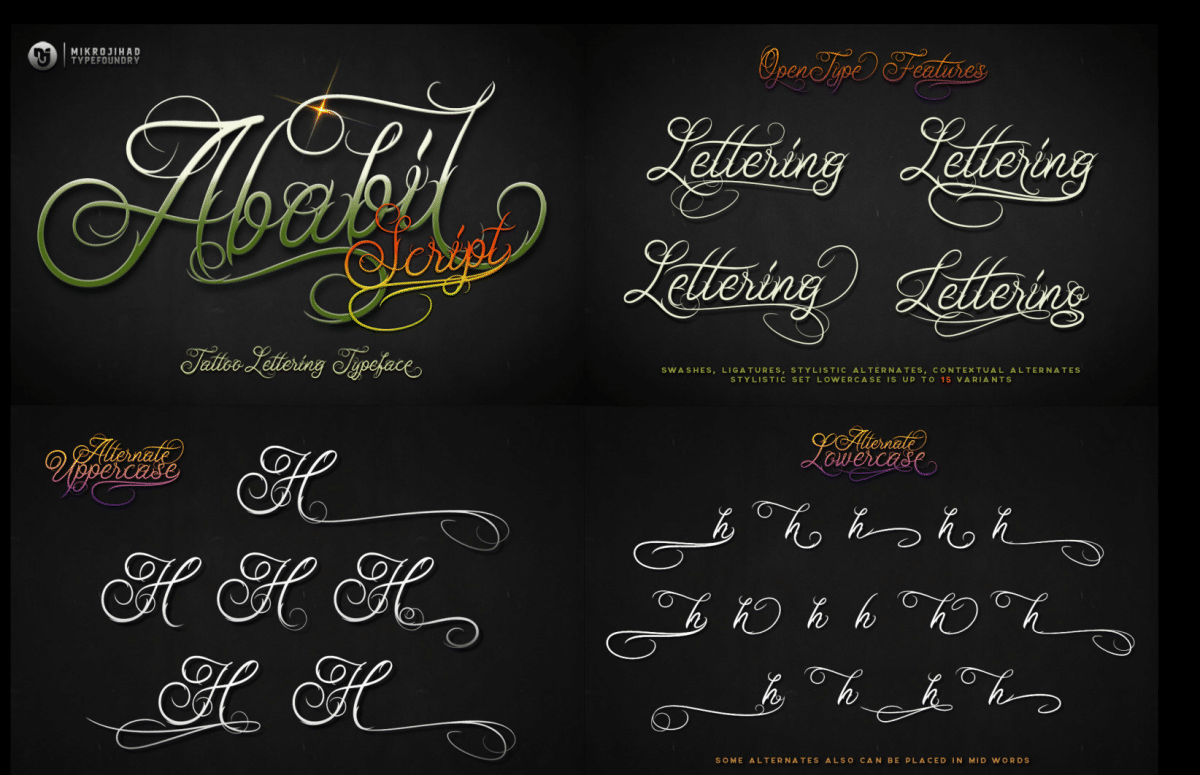 Ababil-Script-Font