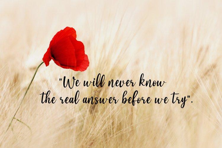 Alfia Calligraphy Font 9