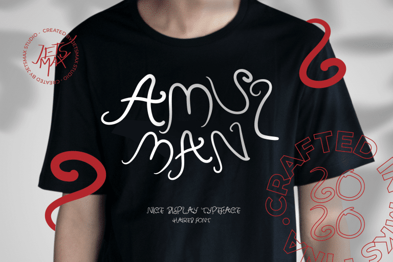 Amulman Modern Curly Font 1
