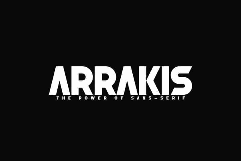 Arrakis Sans Serif Font
