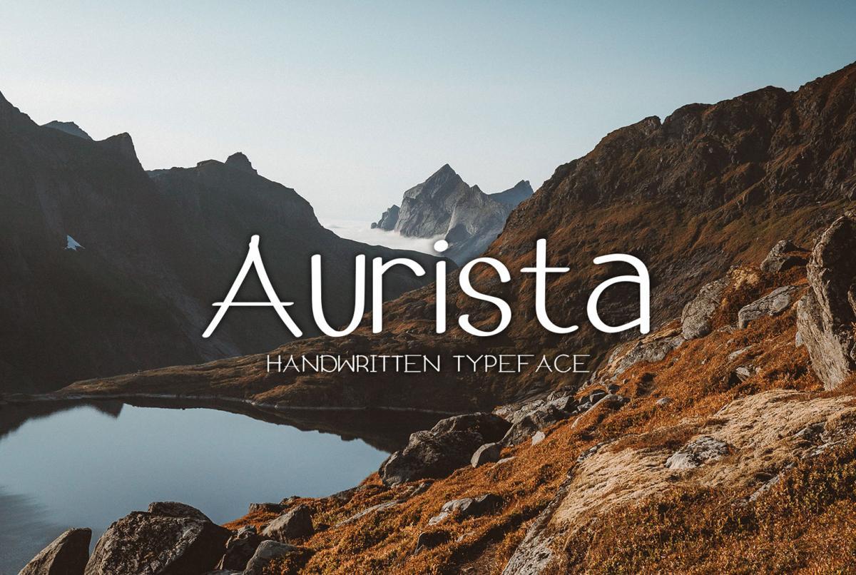 Aurista Handwritten Sans Font 1