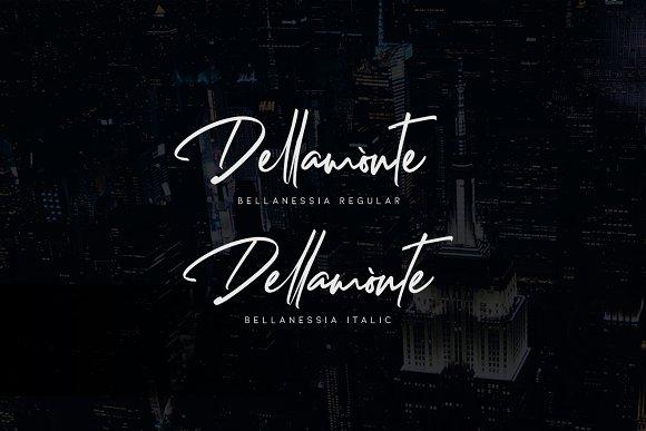 Bellanessia Signature Font 3