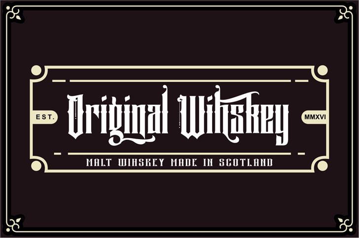 Black Oval Typeface 3