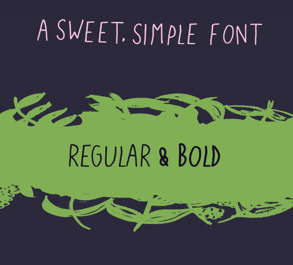 Blackberries A Sweet Font 1