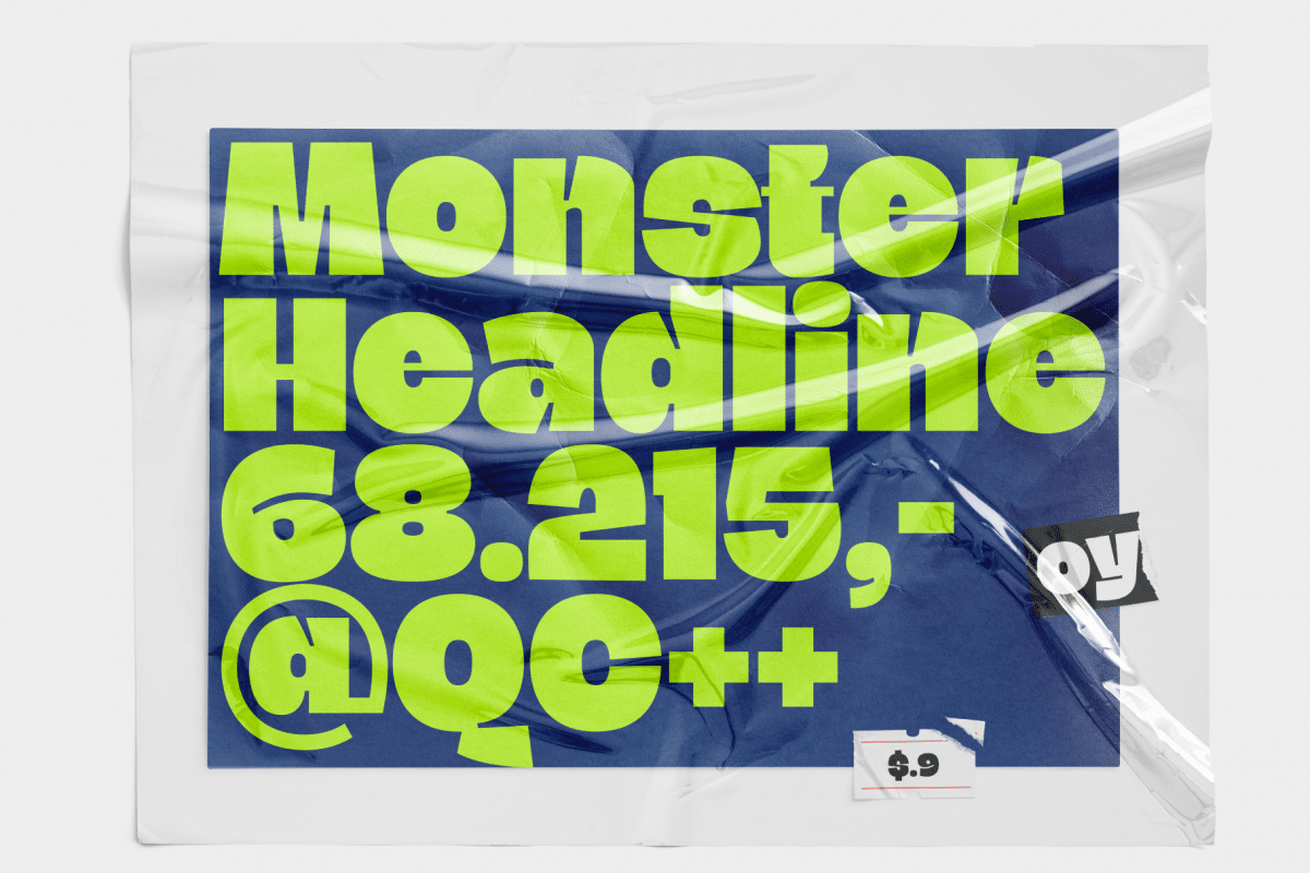 Blogh Display Font 8