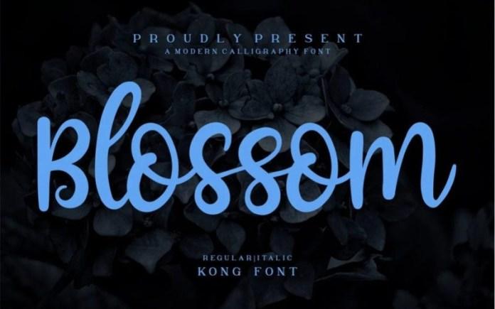 Blossom Font 1