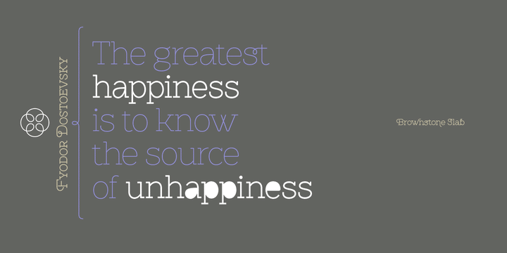 Brownstone Slab Font 5