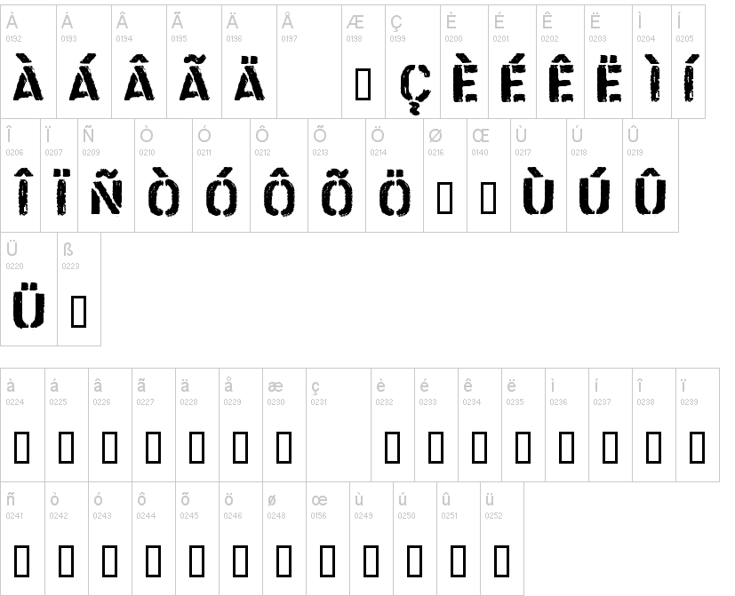 CF-Trash-Zone-Font-11