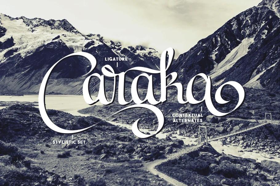 Caraka Script Font 3